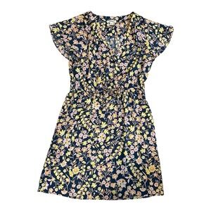 Goodthreads Women’s Ruffle-Sleeve Floral Dress | Size Small